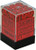 36 12mm Red w/Black Opaque D6 Dice Set - CHX25814