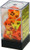 7 Orange Yellow/Black Gemini 16mm D6 Dice Block - CHX26442