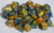 7 Masquerade-Yellow w/white Gemini Polyhedral Dice Set - CHX26460