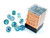 36Ct Nebula D6 Dice Set Oceanic/Gold Luminary (CHX27956)