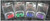 7Ct Set Translucent Mini-Polyhedral Purple/White (CHX23057)