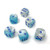 Chessex 16mm d6 Set: Gemini Luminary - Pearl Turquoise-White w/Blue - CHX26665