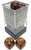 Glitter Gold and Silver 12ct 16mm D6 Dice Block - CHX27703