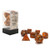 Glitter Gold and Silver 7ct Polyhedral Dice Set - CHX27503