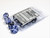 Nebula Black w/White Set of 10 d10 Dice (CHX27208)
