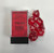 Translucent Red/white 7ct Polyhedral Dice Set - CHX23073