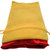 Metallic Dice Games Gold velvet with Luxury Red Satin Lining Medium 4"x6" dice bag