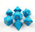 First Tier Gemstone Polyhedral Dice Set - Blue Turquoise