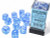Borealis 16mm D6 Sky Blue/White Luminary Dice Block (CHX27786)