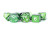 Green 16mm Polyhedral Dice Set - METAL DICE GAMES