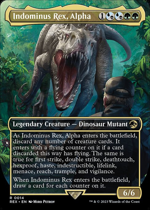 Indominus Rex, Alpha (REX) (Full Art) (#14)