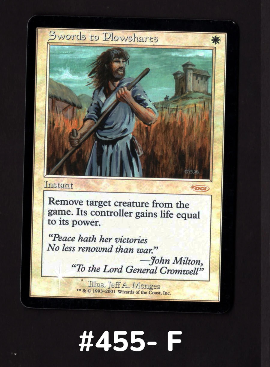 Swords to Plowshares