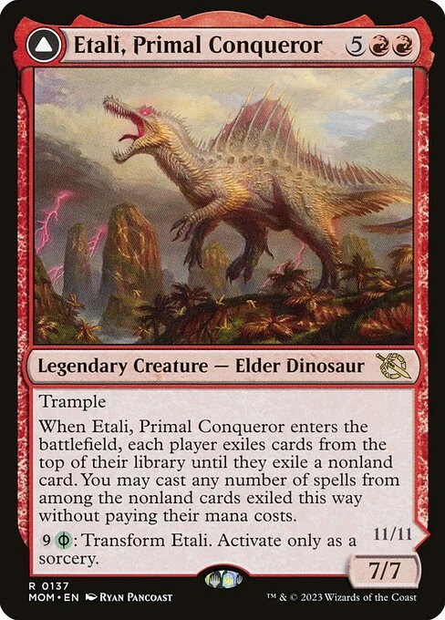 Etali, Primal Conqueror // Etali, Primal Sickness (MOM) (#137)