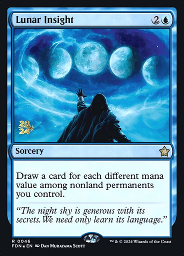 Lunar Insight (PFDN) (Foil) (#46s) - MTG Pirulo