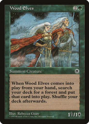 Wood Elves (POR) (#195) - MTG Pirulo