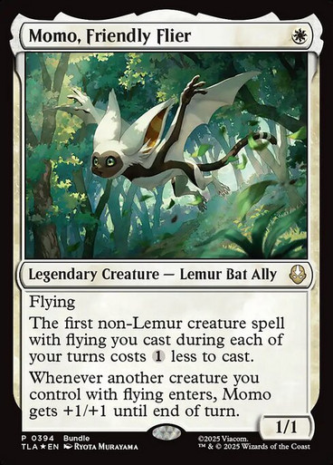 Momo, Friendly Flier (TLA) (Foil) (#394) - MTG Pirulo