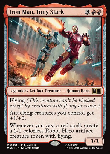 Iron Man, Tony Stark (MSC) (#851) - MTG Pirulo