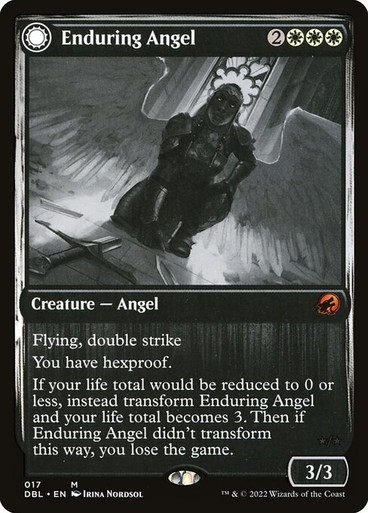 Enduring Angel // Angelic Enforcer (DBL) (Foil) (#17) - MTG Pirulo