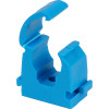 Hinged Clip MDPE Blue 19-21mm