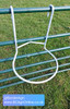 Single metal hook on gate feed bucket holder only