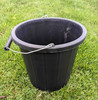 10 litre 2 gallon plastic bucket with metal handle and plastic grip