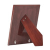 Engravable 'Madison' 8x10  Non-Tarnish Sterling Silver Picture Frame Mahogany Wood Back