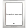 Roman Block Upper Case Font Example