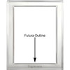 Futura Outline Font example