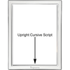 'Contemporary Plain' 5x7 Non-Tarnish Sterling Silver Picture Frame 'Contemporary Plain' 5x7 Non-Tarnish Sterling Silver Picture Frame