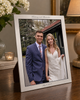 'Plain' (1/2" Border) 11x14 Sterling Silver Picture Frame