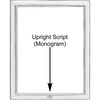 'Metropolis' 5x7 Non-Tarnish Sterling Silver Picture Frame