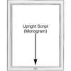 'Metropolis' 8x10 Non-Tarnish Sterling Silver Picture Frame