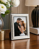 Vintage Non-Tarnish Sterling Silver 4x6 Picture Frame