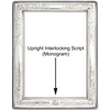 'Vintage'  5x7 Non-Tarnish Sterling Silver Picture Frame