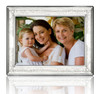 Engravable 'Vintage'  5x7 Non-Tarnish Sterling Silver Picture Frame