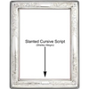 'Vintage'  8x10 Non-Tarnish Sterling Silver Picture Frame 'Vintage'  8x10 Non-Tarnish Sterling Silver Picture Frame