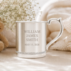 Beaded Sterling Silver Baby Cup