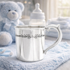 Floral Sterling Silver Baby Cup