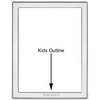 'Oxford' 5x7 Non-Tarnish Sterling Silver Picture Frame