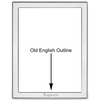 'Oxford' 8x10 Non-Tarnish Sterling Silver Picture Frame