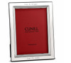 Engraved Example 'Linear' 8x10 Non-Tarnish Sterling Silver Picture Frame