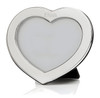 Sterling Heart Silhouette Frame with Block Filled Font Sample