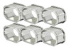 Cavagnini Engravable Hexagonal Pewter Personalized Napkin Rings Set of 6