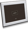 Gieffe Wide Hammered 5x7 Sterling Silver Landscape Picture Frame