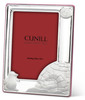 Cunill 'Penguin' 4x6 Sterling Silver Picture Frame (Pink Back)