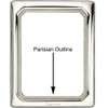 Roma Non-Tarnish Sterling Silver 4x6 Picture Frame