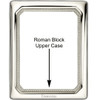 Roma Non-Tarnish Sterling Silver 4x6 Picture Frame