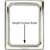 'Roma' 5x7 Non-Tarnish Sterling Silver Picture Frame 'Roma' 5x7 Non-Tarnish Sterling Silver Picture Frame