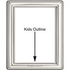 'Cord' 4x6 Non-Tarnish Sterling Silver Picture Frame