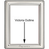 'Cord' 4x6 Non-Tarnish Sterling Silver Picture Frame